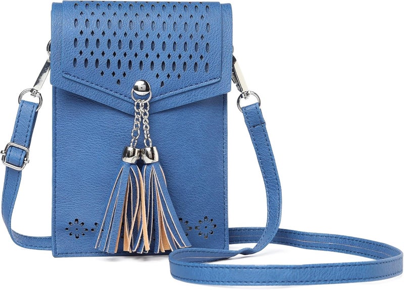seOSTO Womens Small Crossbody Bag For Woman, Tassel Wallet Purse，Gifts For Teenage Girls - Image 1